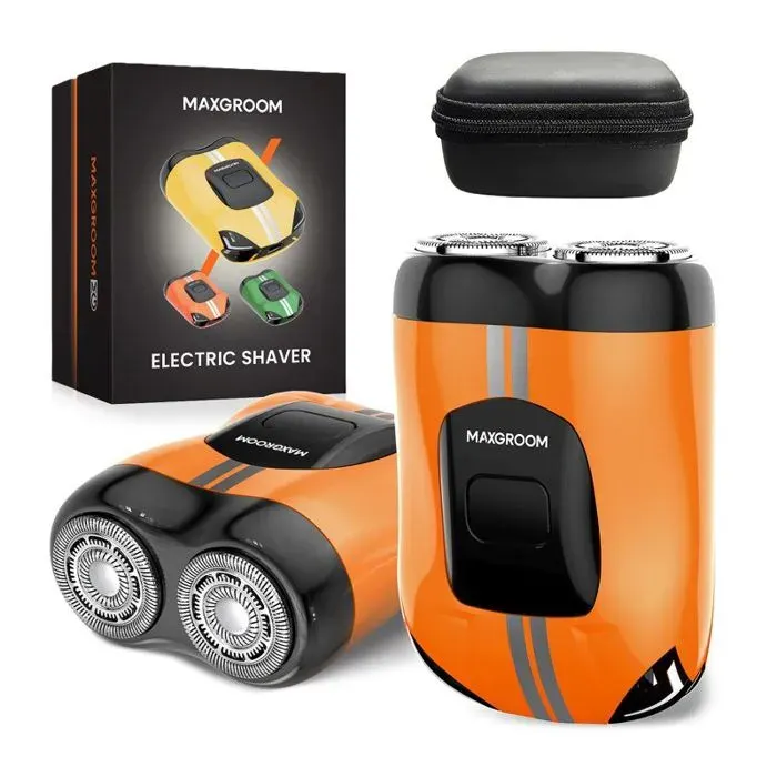 Rasoir electrique Maxgroom Rasoir électrique 400 mAh IPX7 - orange