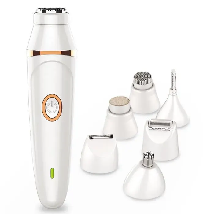 Rasoir électrique - NOBRAND - 7 en 1 - Étanche IPX7 - Rechargeable - Utilisation sous la douche