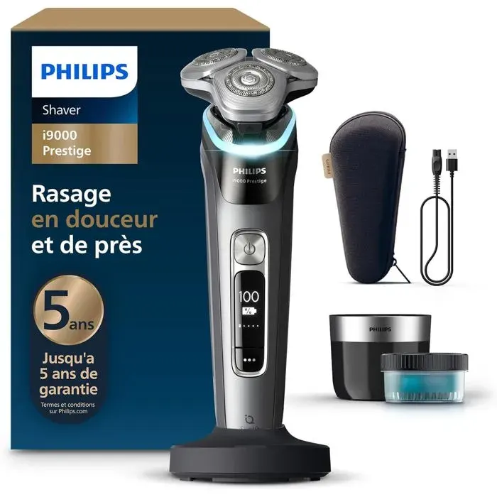 Rasoir électrique Philips i9000 Prestige XP9202/30 - Technologie Skin IQ Triple Lift & Cut