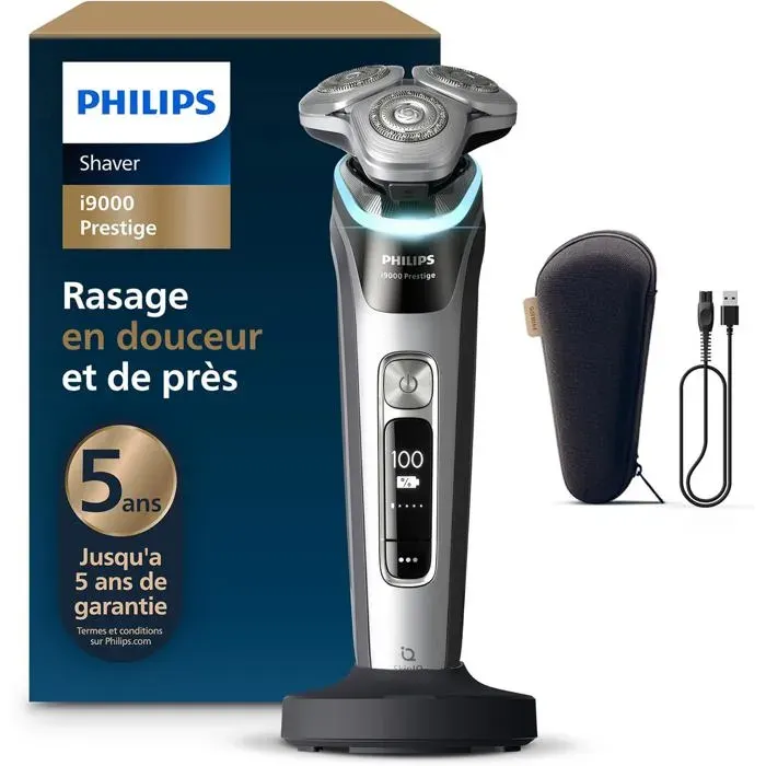 Rasoir électrique Philips i9000 Prestige XP9204/10 - Technologie Skin IQ Triple Lift & Cut