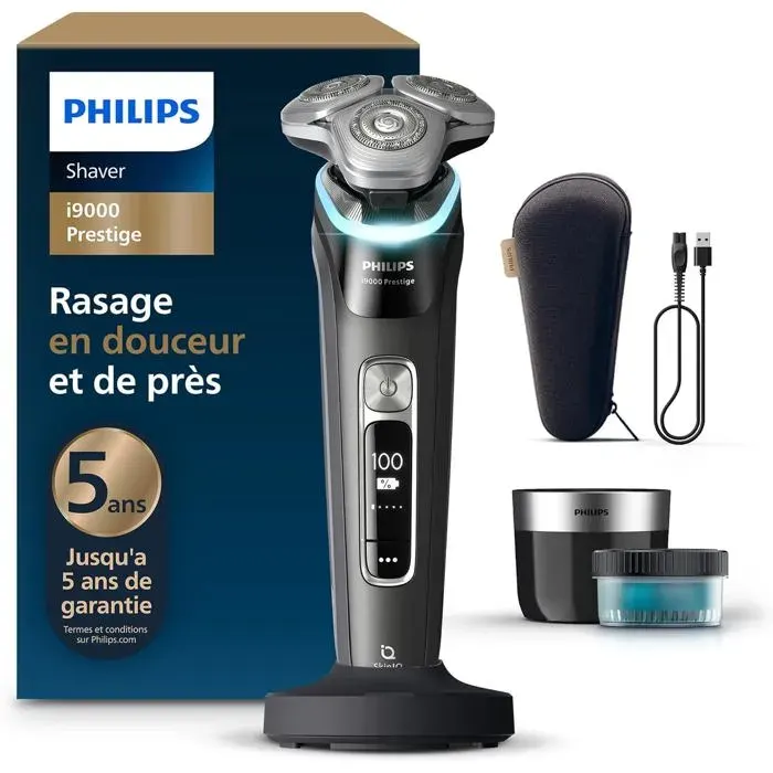Rasoir électrique Philips i9000 Prestige XP9207/30 - Technologie Skin IQ Triple Lift & Cut