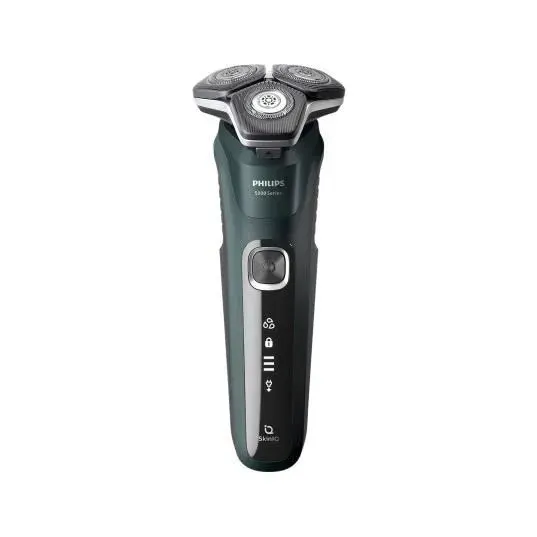 Rasoir électrique - PHILIPS - S5884/38 - Lames SteelPrecision - Têtes flexibles 360-D - 60 min autonomie