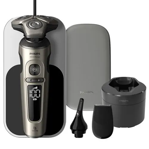 Rasoir électrique Philips S9000 Prestige SP9883/36 Gris et Noir