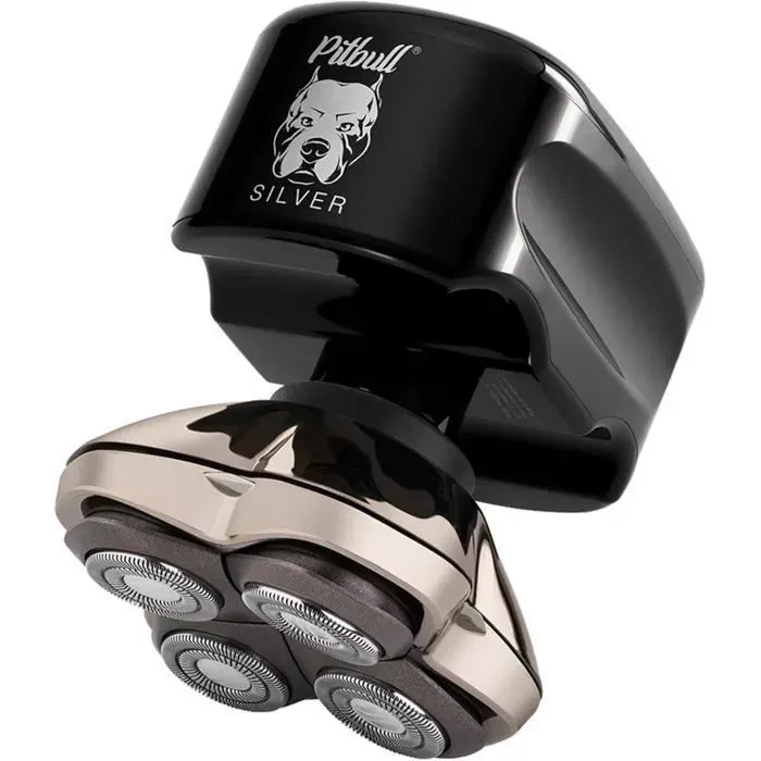 Rasoir électrique - Pitbull Silver PRO SX5 - Humide et sec - Sans fil - Étanche IPX6