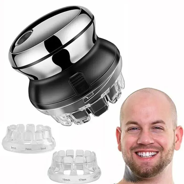 Rasoir électrique portable pour hommes tondeuse à cheveux tête chauve machine à raser la barbe
