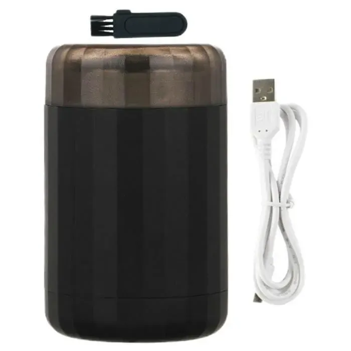 Rasoir électrique Portable Pour Hommes Tondeuse Lavable Soins Du Visage Noir