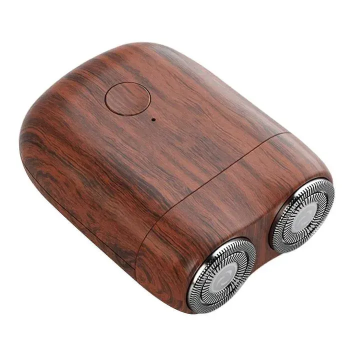 Rasoir électrique portable sans fil et lavable idéal pour les voyages daffaires.