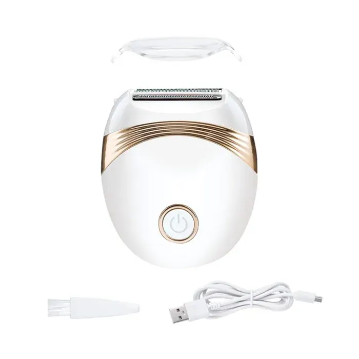 Rasoir électrique pour femme 3 en 1 utilisation humide et sèche rechargeable par USB sans fil