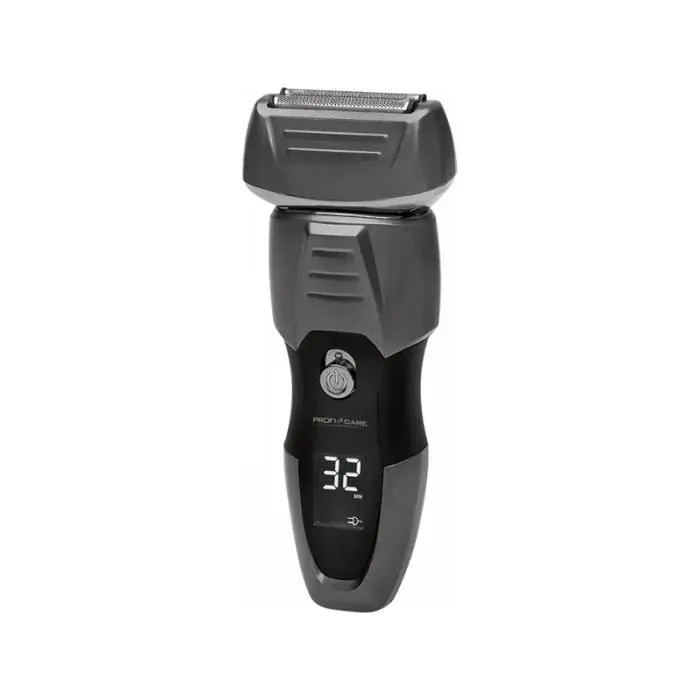 Rasoir électrique pour homme ProfiCare PC-HR 3012 - Noir - Tête lavable - Fonctionnement sans fil