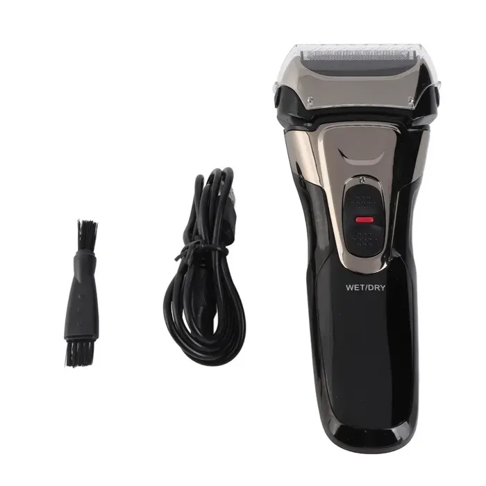 Rasoir électrique professionnel résistant à leau pour hommes chargeur USB tondeuse à barbe Portable-SALALIS