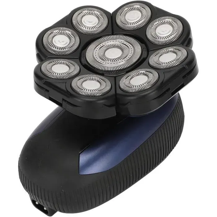 RASOIR ELECTRIQUE Rasoirs électriques pour Hommes Chauves 9 Têtes Flottantes Rasoirs pour Hommes Chauves avec T RASOIR ELECTRIQUE