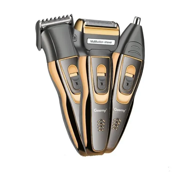 Rasoir électrique rechargeable 3 en 1 pour homme - SUN KING - Tête lavable - Autonomie