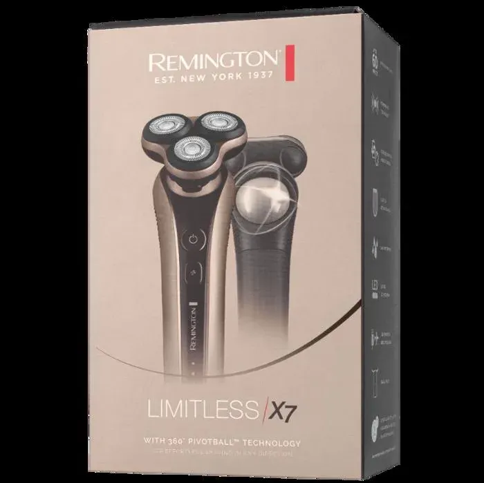 Rasoir électrique - Remington - Limitless X7 - Tête 360° - PowerSense - Usage humide et sec