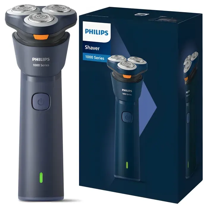 Rasoir électrique rotatif - PHILIPS - S1881/00 - Wet & Dry - Charge USB - 3 têtes flottantes 3D