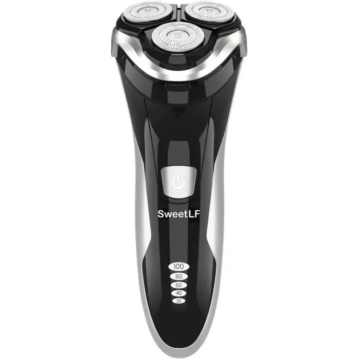 Rasoir électrique SweetLF étanche et rechargeable avec tondeuse Pop-up - Noir