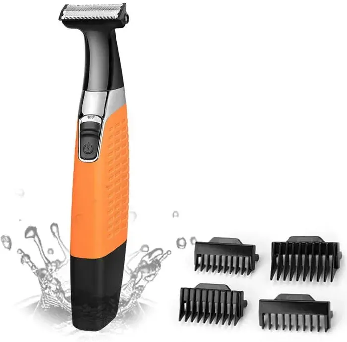 Rasoir électrique Tondeuse de précision Tondeuse à cheveux pour hommes Tondeuse à cheveux secs/humides Tondeuse à cheveux sans f