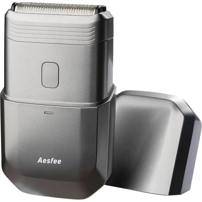 Rasoir électrique Voyage HommePetits Rasoirs à Grille Portables pour Visage et Tête ChauveRasoirs Compacts pour Hommesétanches