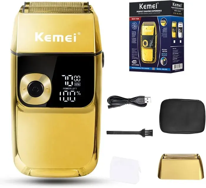 Rasoir Electriques Hommes Tondeuse Barbe Homme Rasoir Professionnel Rasoir Électrique 100% Étanche Lames Têtes De Contour A[J150]