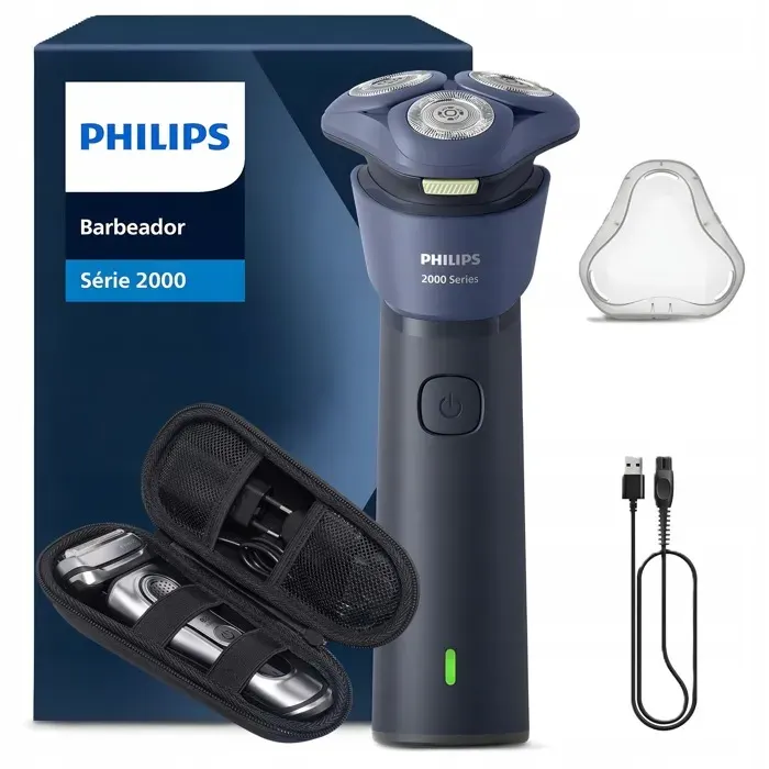 Rasoir Philips Series 2000 S2885/00 - Wet & Dry - 35 min - bleu - étui