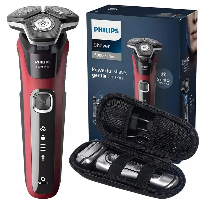 Rasoir Philips Series 5000 S5883/10 - SkinIQ - SteelPrecision - Wet & Dry - étui