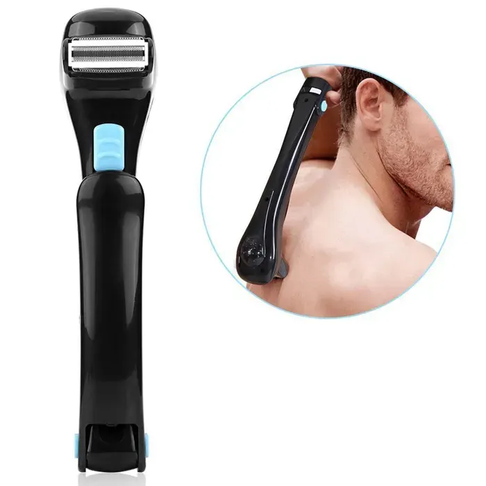 Rasoir pour le dos - TepidBee - 375x47x7cm rasoir électrique pliable pour hommes épilateur pour le dos et le corps utilisation h