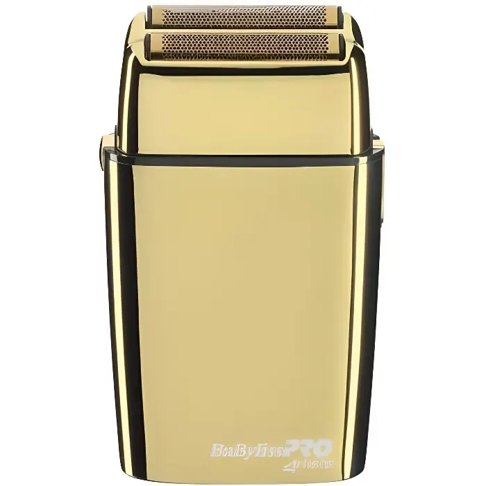 Rasoir professionnel BaBylissPRO®4Artists FOILFX02 - Métal or - Batterie NiMH - Tête lavable