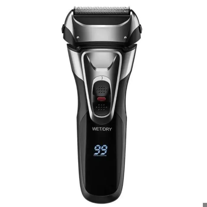 Rasoir professionnel rechargeable pour hommes 3D lavable pour le visage et la barbe RASOIR ELECTRIQUE