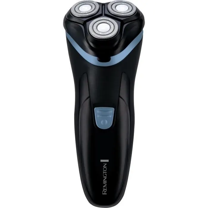 Rasoir rotatif sans fil - REMINGTON - R1000 - 3 lames Dual Track - Tondeuse escamotable - Autonomie 30 min - LED