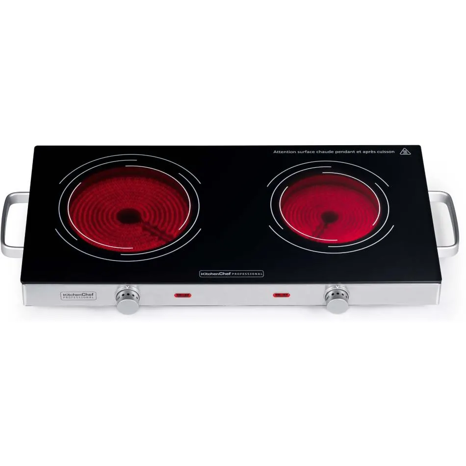 Réchaud KITCHEN CHEF KCPPV2800 — coloris Noir