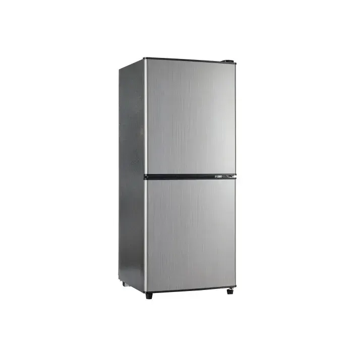 Réfrigérateur 106L Congélateur 46L 4 Étoiles 7 Températures LED Argent/Noir 425x445x102 cm Classe E