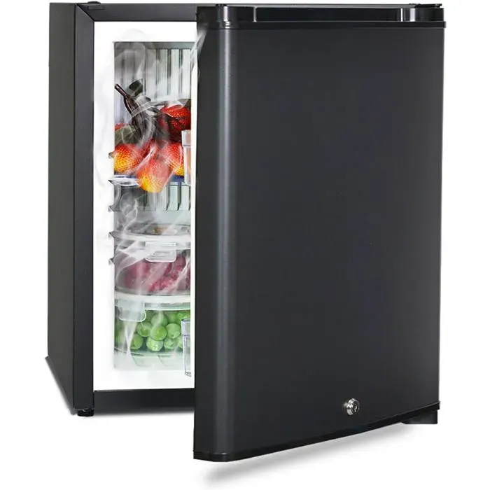 Réfrigérateur à absorption-SMAD-12V、220V-30L-Porte réversible-Fonctionnement silencieux-Convient aux bureaux caravanes