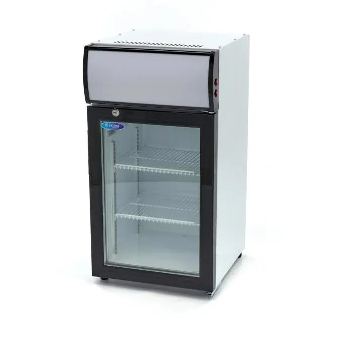 Réfrigérateur à boissons avec tête déclairage 50L