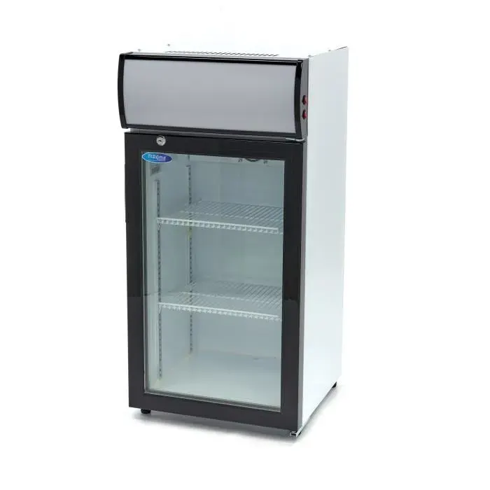 Réfrigérateur à boissons avec tête déclairage 80L