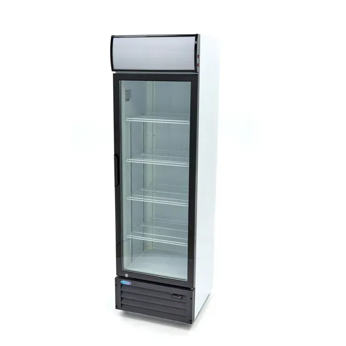 Réfrigérateur à Boissons Pro avec Étagères Réglables - Maxima - Noir - l605- L1- P578- h1980- Acier