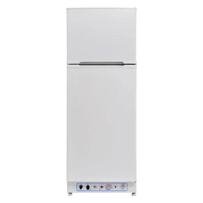 Réfrigérateur à gaz - SMAD - 275L - 220V/Gaz- Réfrigérateur avec congélateur - Blanc -porte réversible