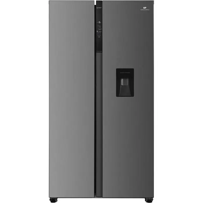 Réfrigérateur américain - CONTINENTAL EDISON - CERA592NFIXC - Distributeur deau - 592 L - Total No Frost - Classe C - Inox