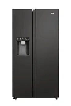 Réfrigérateur américain Haier SBS 90 Series 5 HSW59F18EIPT 601 L Noir Mat — vue 2