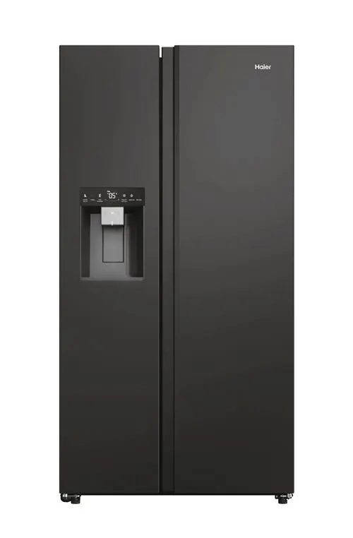 Réfrigérateur américain Haier SBS 90 Series 5 HSW59F18EIPT 601 L Noir Mat