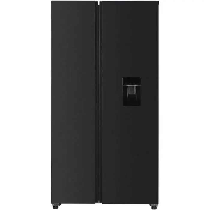 Réfrigérateur Américain PKM - SBS400EBIXWDAZ - NO FROST - Noir - Distributeur Eau Sans Raccord