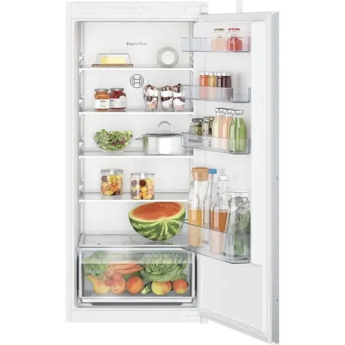 Réfrigérateur - BOSCH - SER2 KIR41NSE0 - 1 porte - Encastrable - 204 L - L5410 x P5480 x H12210 cm - Blanc