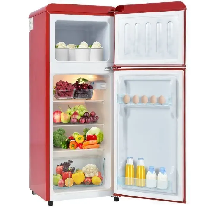 Réfrigérateur Combiné 92L Congélateur 28L Classe D7 réglages de température