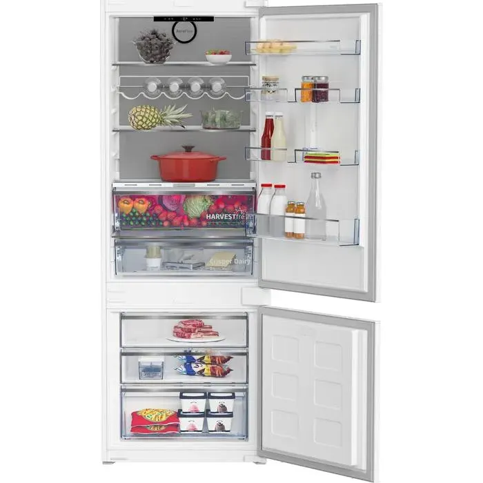 Réfrigérateur combiné Beko BCNE400E50SHN 370L
