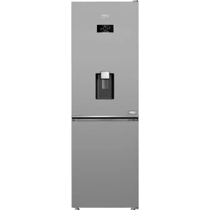 Réfrigérateur combiné congélateur en bas - BEKO - B3RCNE364HDS - Froid ventilé - Classe E - 316 L - 1865 x 595 x 663 cm - Acier