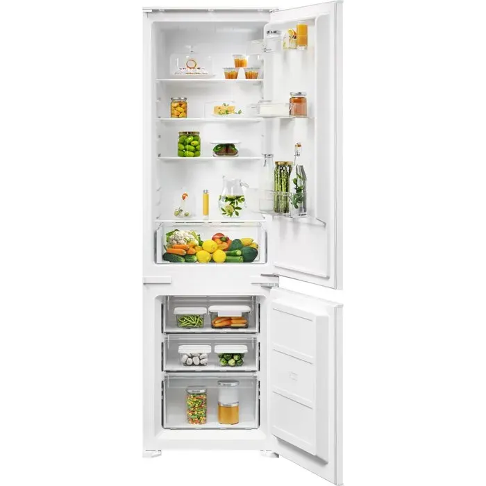 Réfrigérateur combiné - ELECTROLUX - ENS3SE18S - Encastrable - 249L - 1763 x 54 x 541 cm - Blanc