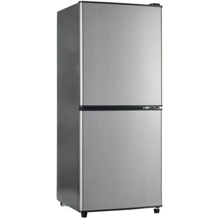 Réfrigérateur combiné - LANGTU - Mini - 106L - 102 cm - Gris