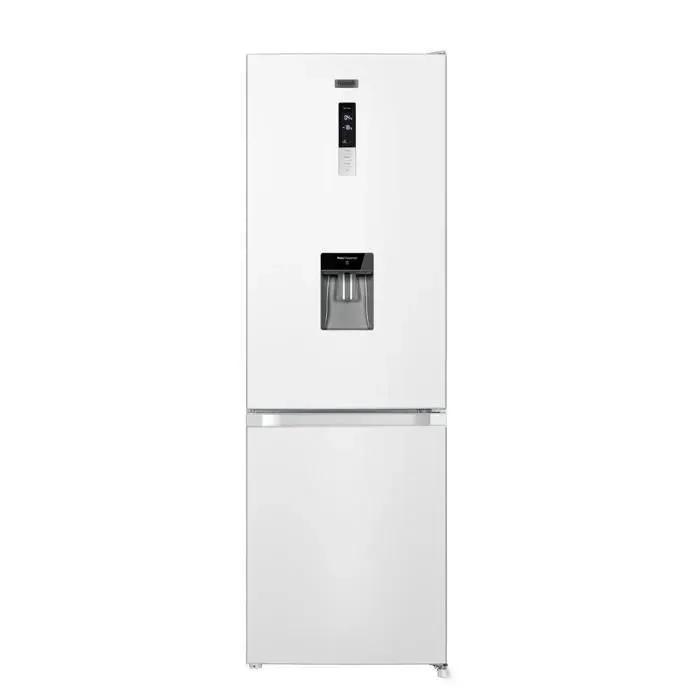Réfrigérateur combiné No Frost - Frigelux - RCNF322WDC - 322 L - Blanc - 595 x 635 x 1865 cm - Classe C - 37 dB