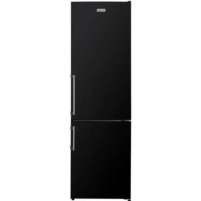 Réfrigérateur combiné - OCEANIC - OCEAFC262STDB - 262 L - Classe D - 55 x 56 x 180 cm - Noir