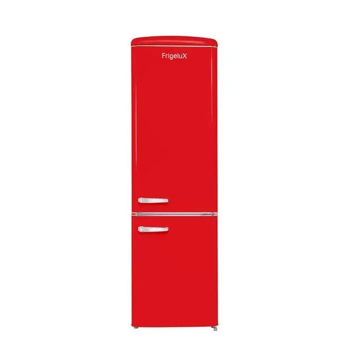 Réfrigérateur combiné rétro - Frigelux - CB255RRD - 244 L (181 + 63 L) - Rouge - 55 cm - Classe D - 39 dB
