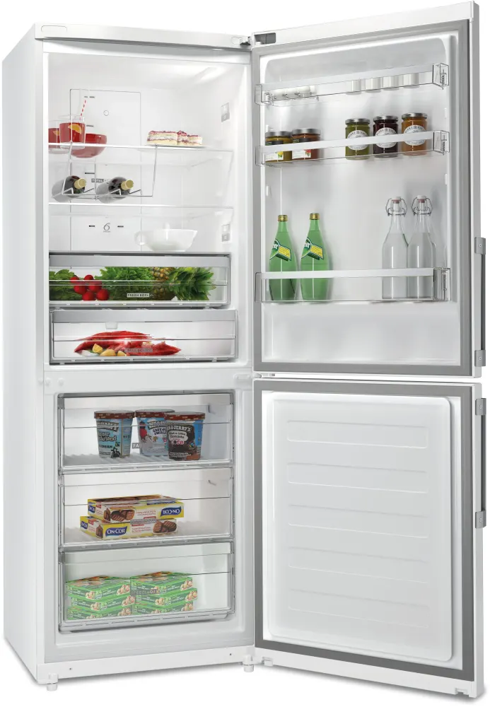 Réfrigérateur combiné - WHIRLPOOL - WB70E973W - 2 portes - 462 L - 70 x 755 x 1955 cm - Blanc