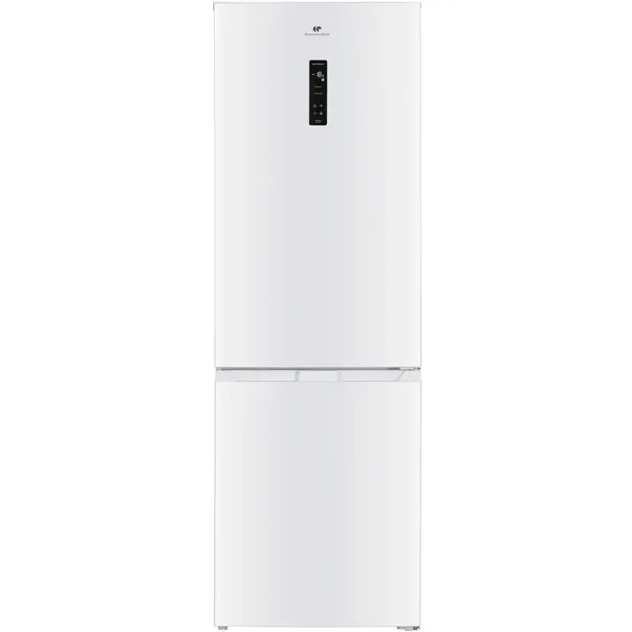 Réfrigérateur congélateur bas - CONTINENTAL EDISON - CEFC400NFWD - 402 L - Classe D - 60 x 68 x 186 cm - Blanc